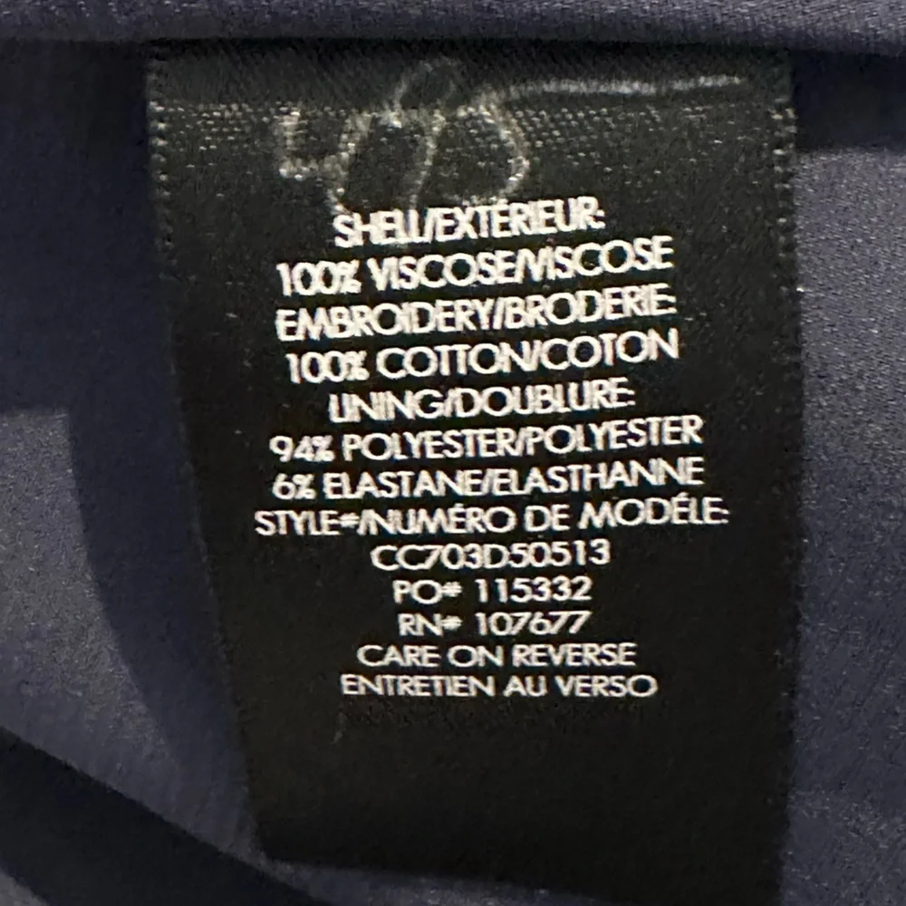 Alice + Olivia Pammy Eyelet Navy Blue - Picture 9 of 9